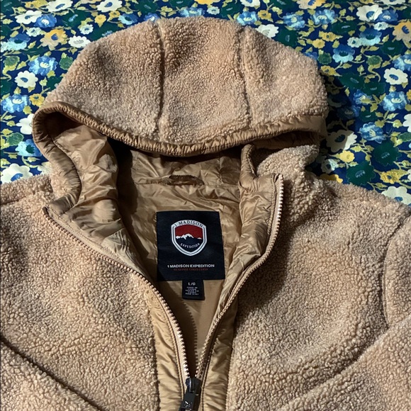 Cozy Tan Sherpa Jacket - Picture 1 of 7